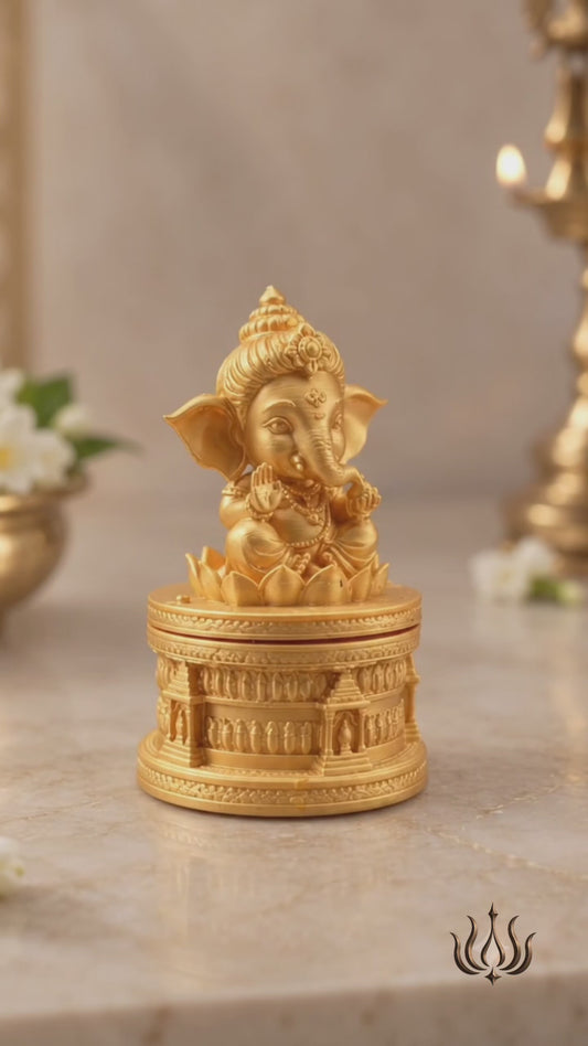 Ganesh kumkum Box
